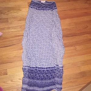 L’atiste two slit maxi skirt coverup